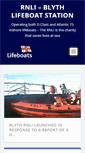 Mobile Screenshot of blythlifeboat.co.uk