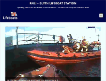 Tablet Screenshot of blythlifeboat.co.uk